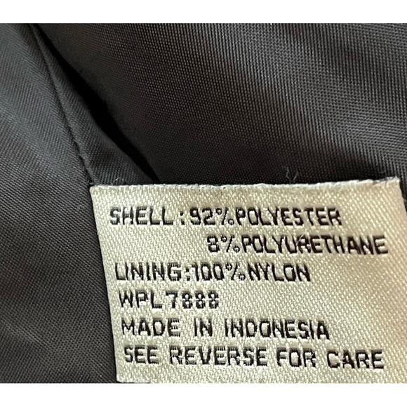 Anne Klein Women's Coat Jacket Size L Black Long Trench Read - Picture 7 of 11